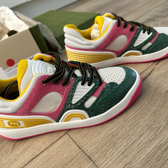 SOLD-GUCCI Basket sneakers - multi low cut - Picture 5 of 11